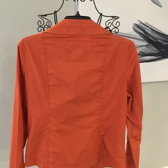 Michael Kors Orange Light Weight Cotton Jacket - Picture 3 of 5